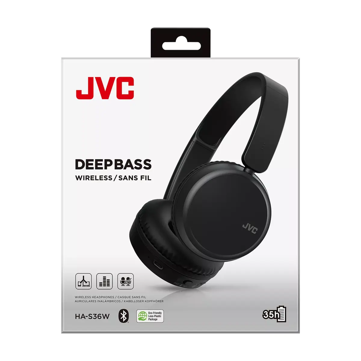 JVC HA-S36W-B-U bezvadu uzacuļi Photo 6
