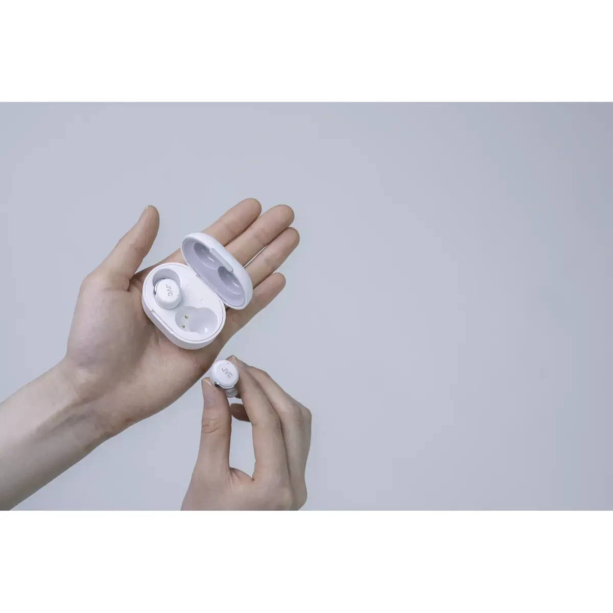 Austiņas JVC Active Noise Cancelling TWS White Photo 13