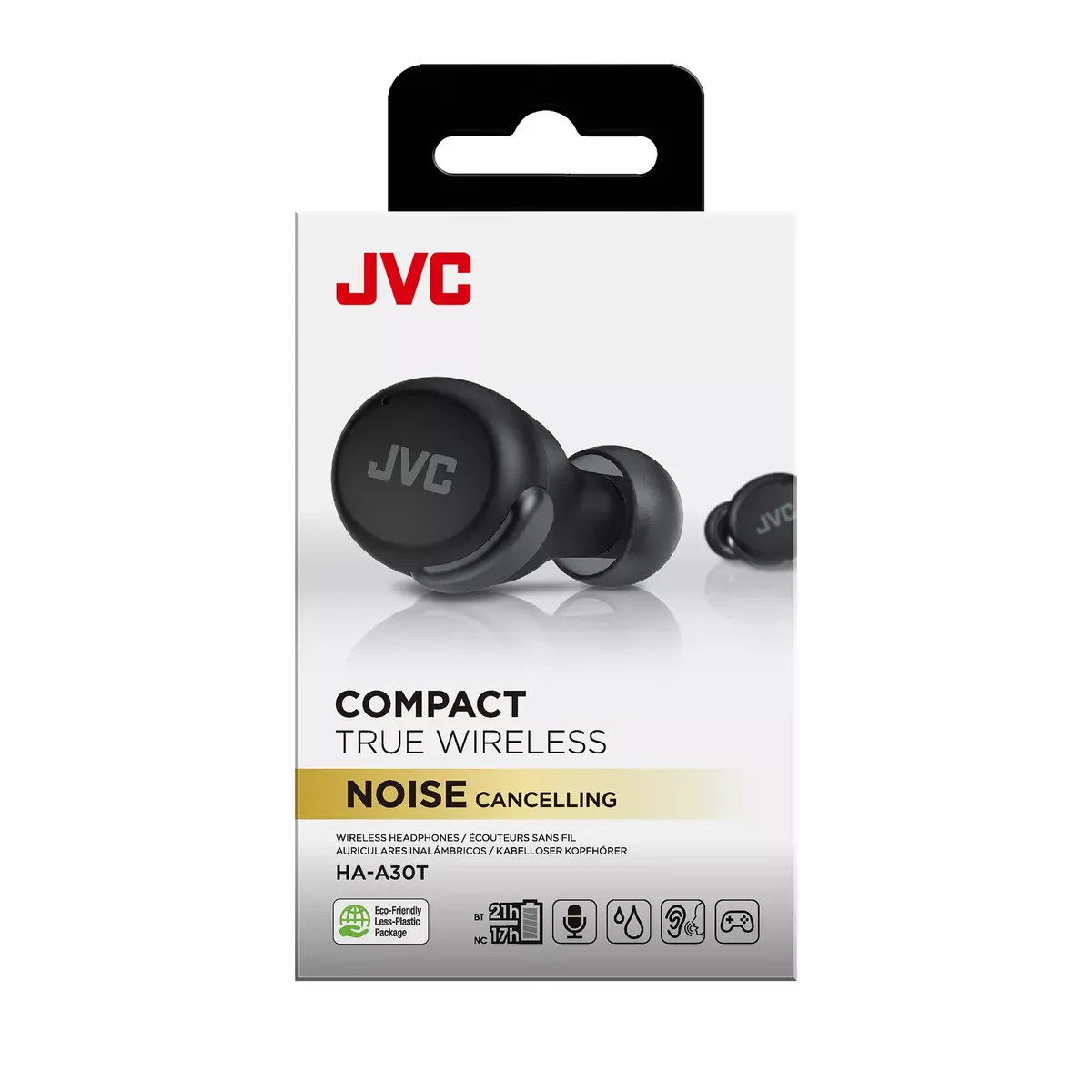 Austiņas JVC Active Noise Cancelling TWS Black Photo 9