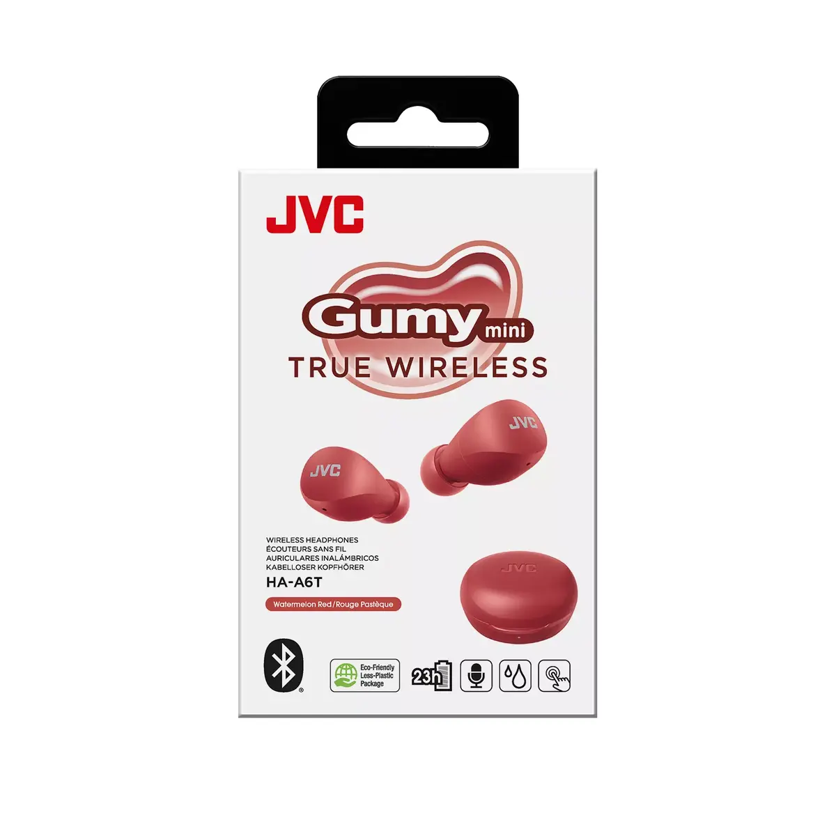 Austiņas JVC Gumy Mini TWS Red Photo 7