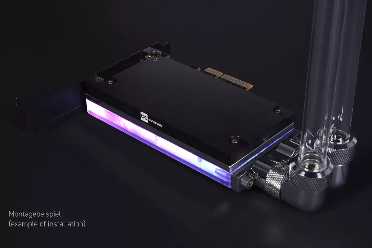 Ūdens bloks + Aizmugurējā plāksne Alphacool 13079 Photo 8