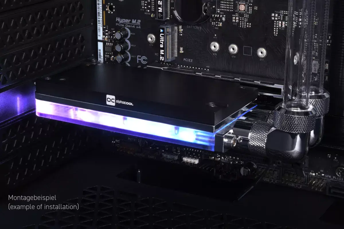 Ūdens bloks + Aizmugurējā plāksne Alphacool 13079 Photo 9