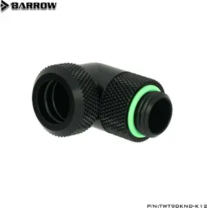 Barrow адаптер Multi-Link 90° G1/4, модель TWT90KND-K12 b для жесткой трубки 12 мм