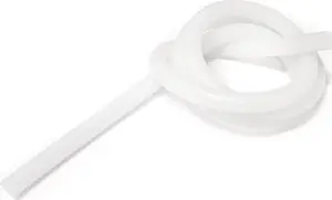 Cooling silicon bending insert for PC hard tubing Barrow GJSGW-12, 12 mm, 10 cm, white