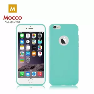 Phone case Mocco Silicone Case for Samsung G955 Galaxy S8 Plus Ultra Slim Soft Matte 0.3 mm Mint