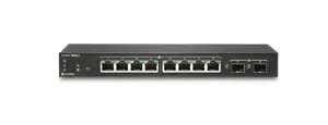 SonicWall SWS12-8POE Vadāms L2 Gigabit Ethernet Slēdzis ar 8 RJ-45 Portiem, 20 Gbit/s Komutācijas Jaudu un PoE Atbalstu