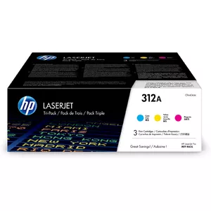 Toner Cartridge HP 312A Cyan Tri-Pack 6000 pages