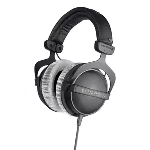 Studijas austiņas Beyerdynamic DT 770 PRO 250 Ω — slēgtas, ap ausi (circumaural), galvas stīpa, vads 3 m, 5–35000 Hz