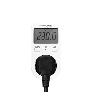 Energy cost meter AC RealPower EM-1 LCD display 16A