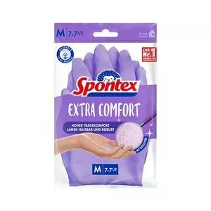 Cimdi Spontex Extra Comfort Latex Purple Female M