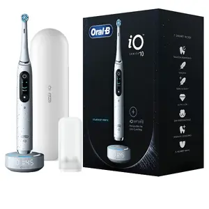 Oral-B iO Series 10 Electric Toothbrush, Rotating-Oscillating, White