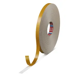 Abpusēji līmējoša putas lente Tesa 4952, balta, 19 mm x 5 m, akrilāta pildījums, piemērota iekštelpām