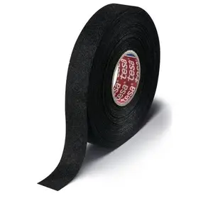 Auduma lente Tesa 19 mm x 15 m, melna — modelis 51608