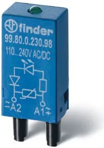 Finder 99.80.9.024.99 LED Module with Freewheeling Diode for 6-24V DC