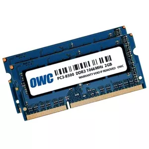 OWC OWC8566DDR3S4GP atmiņas modulis 4 GB 2 x 2 GB DDR3 1066 MHz