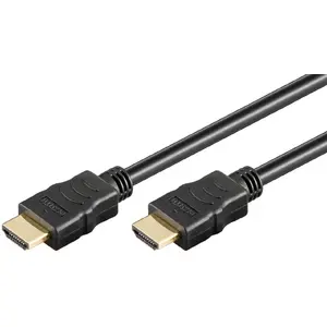 Goobay HDMI kabelis 0.5m A tips Standarta Melns 18 Gbit/s
