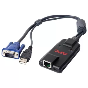 APC KVM-USB tastatūras video peles (KVM) kabelis Melns