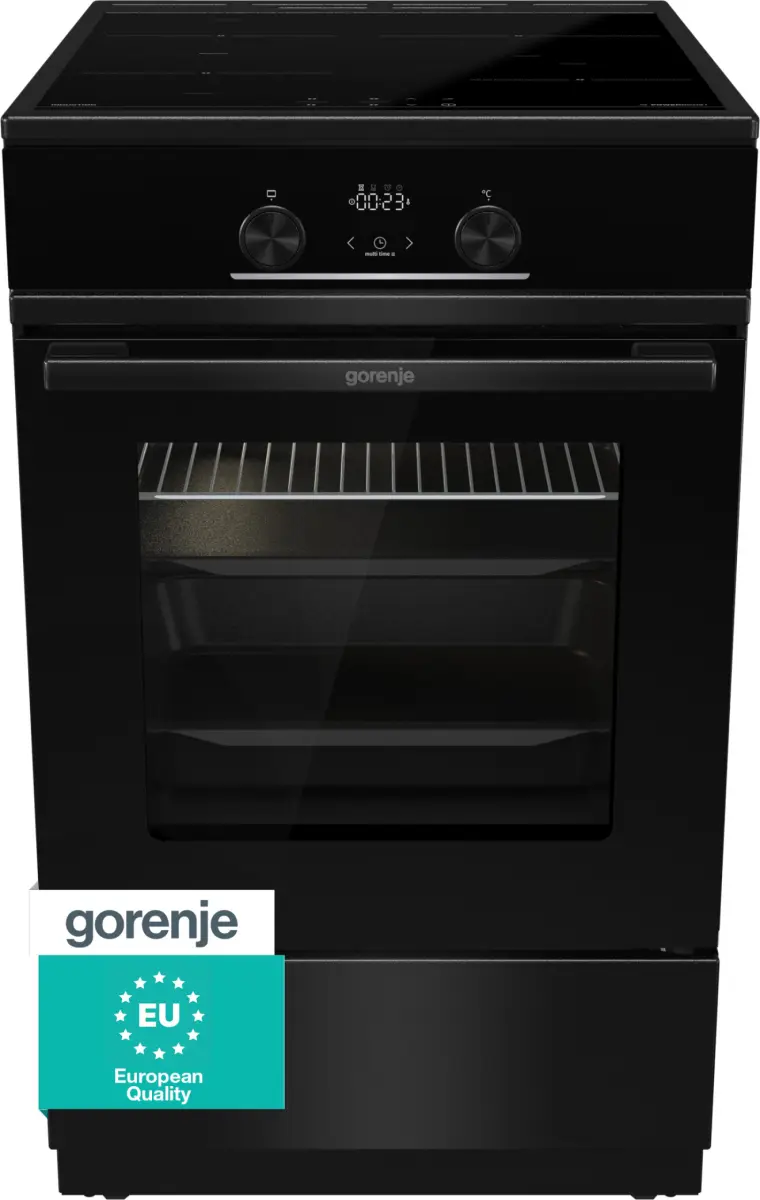 Gorenje GEIT5C60BPG Brīvstāvoša plīts Elektriskā Keramiskā