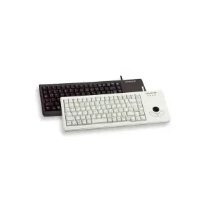 Cherry G84-5400 Compact Keyboard with Trackball, USB, Black