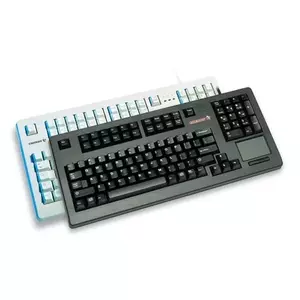 Wired Cherry TouchBoard G80-11900 Swiss layout black keyboard, 105 keys, USB, 1.75 m cable