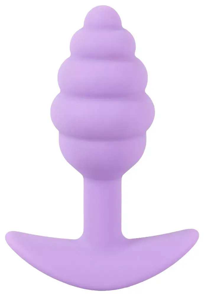 Анальная пробка Cuties Silicone Purple — мини 7,5 см Photo 2