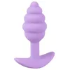 Анальная пробка Cuties Silicone Purple — мини 7,5 см Photo 3