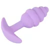 Анальная пробка Cuties Silicone Purple — мини 7,5 см Photo 4