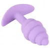 Анальная пробка Cuties Silicone Purple — мини 7,5 см Photo 5