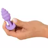 Анальная пробка Cuties Silicone Purple — мини 7,5 см Photo 6