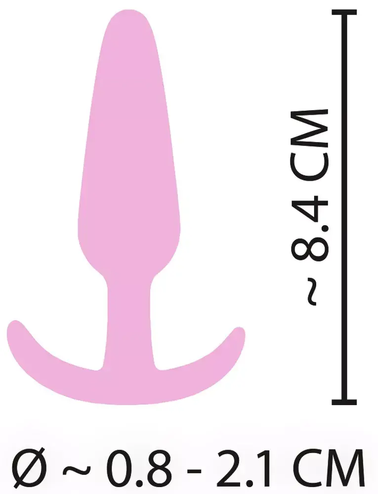 Cuties Mini силиконовый Butt Plug — Cuties 8,4 см Photo 8