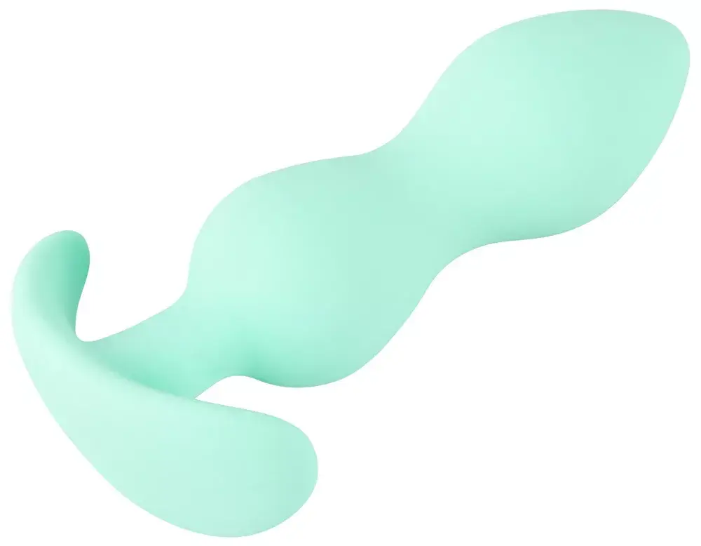 Анальная пробка Cuties Silicone Green — мини 8.2 см Photo 5