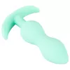 Анальная пробка Cuties Silicone Green — мини 8.2 см Photo 6