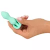 Анальная пробка Cuties Silicone Green — мини 8.2 см Photo 7