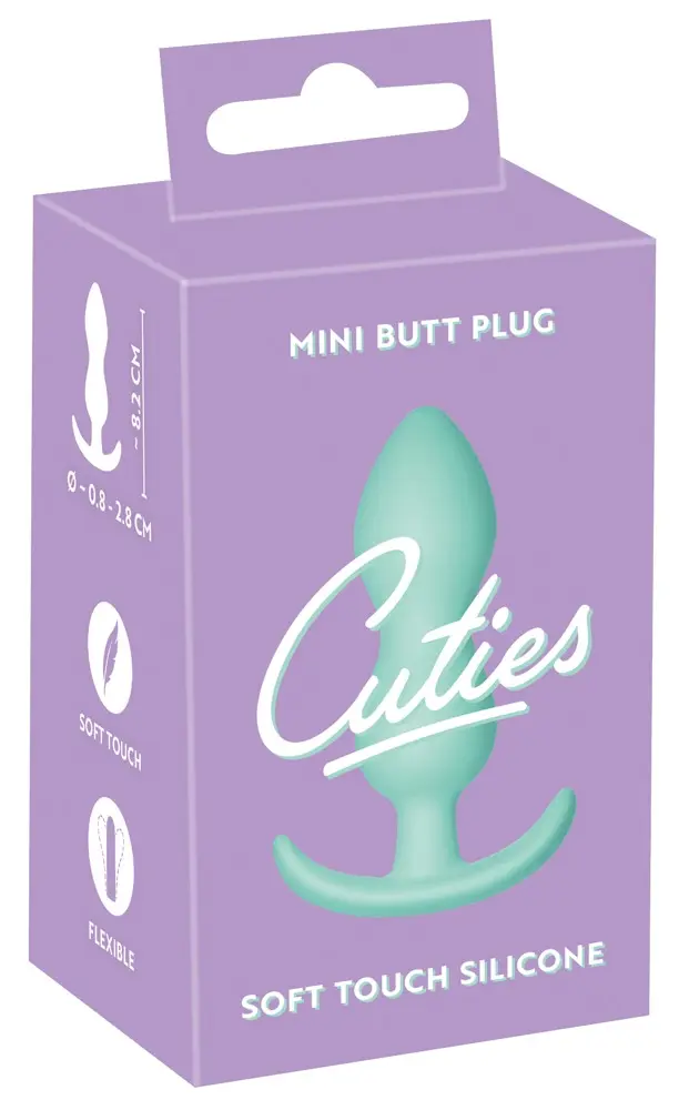 Anālā dabis Cuties Silicone Green —