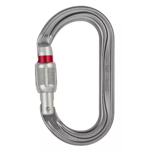 Bloķējams karabīne Petzl M33A SL D-veida alumīnijs, skrūvveida aizslēgs, 70 g, 1 gab.