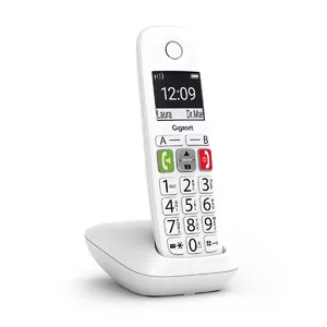 Аналоговый/DECT телефон Gigaset E290 Caller ID с громкой связью белый