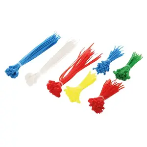 LogiLink KAB0017 neilona kabeļu savilcēju komplekts dažādās krāsās ar garumu 200 mm