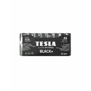 Tesla Черные+ AA Щелочные батарейки LR06 24 шт.