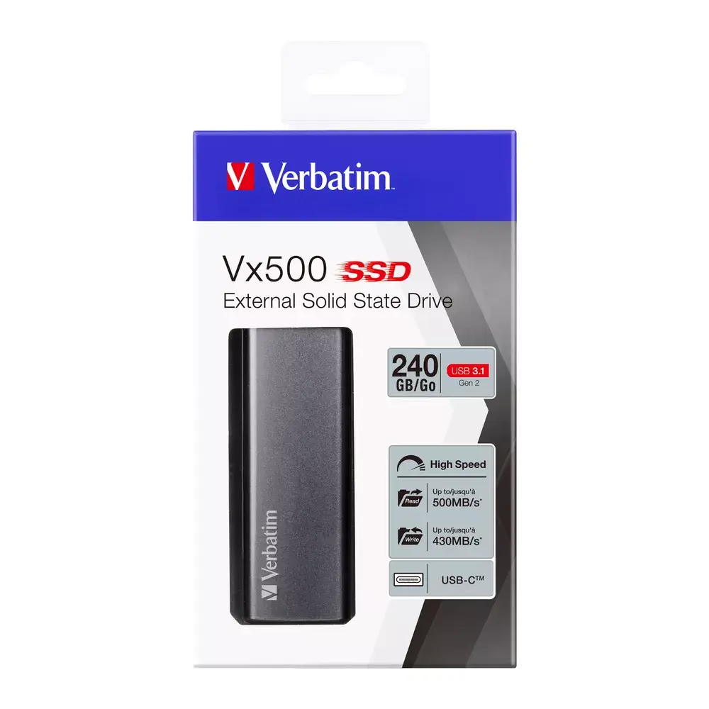 Ārējais SSD Verbatim 240GB Vx500 Photo 3