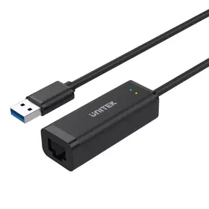 Network card Unitek Y-3470 USB to Ethernet adapter, wired connectivity, black