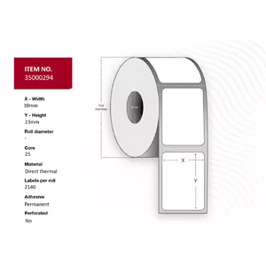 Printer label Capture 35000294 White