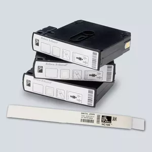 Label Zebra Z-Band Direct White