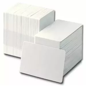 Plastic cards pack 500 pcs, Evolis C4501, white CR80 PVC credit-card size