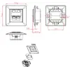 Gembird MWS-2S6-01 Wall Socket Outlet Photo 5