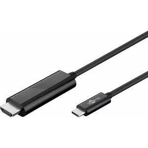 Video cable adapter USB Type-C HDMI Goobay 77528