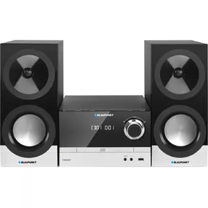 Blaupunkt MS40BT mājas stereo ierīce 100 W Melns, Sudrabs