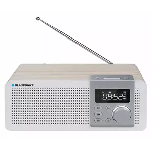 Portable radio BLAUPUNKT PP14BT with Bluetooth, MP3, MicroSD, USB and alarm — 6 W, battery/AC, 230×118×90 mm