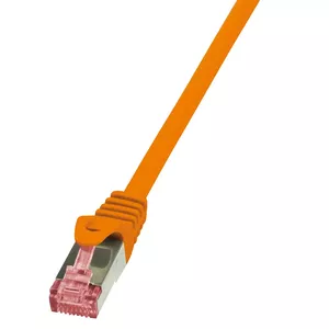 Networking Cable LogiLink 0.25m RJ-45 Cat6 S/FTP Orange