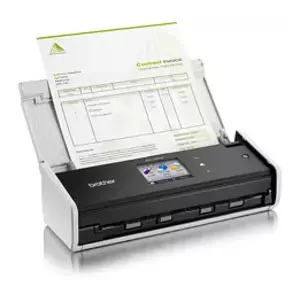 ADF document scanner Brother ADS-1600W — A4, 600 x 600 DPI, duplex, 20-sheet ADF, USB/Wireless, LCD (Black/White)