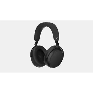 Austiņas Sennheiser MOMENTUM 4 — apvilkšanas (circumaural), Bluetooth 5.2, ANC, 60 st. darbība, 42 mm skaļruņi, 3.5 mm un USB, melnas